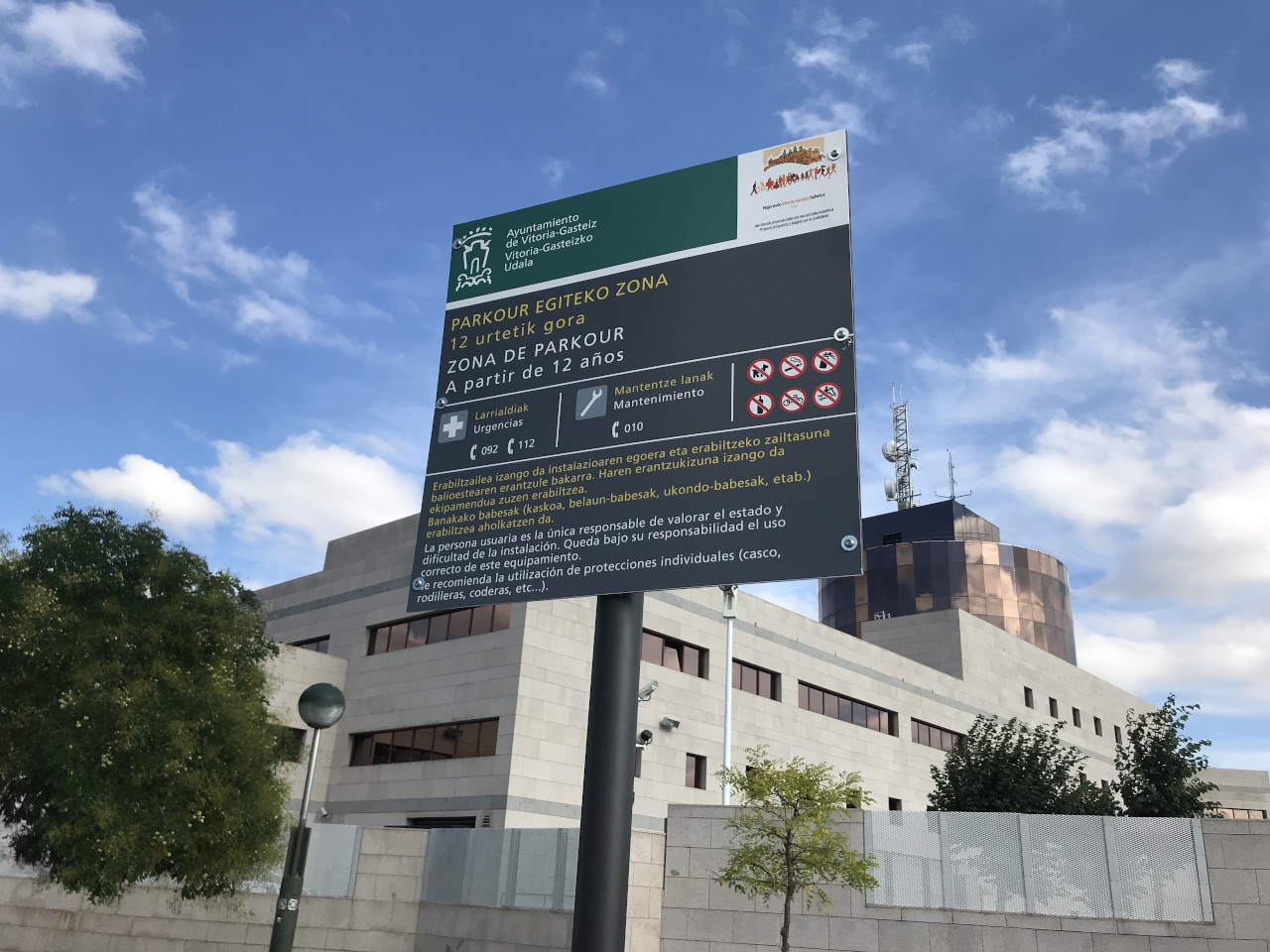 Parque Parkour en Lakuabizkarra